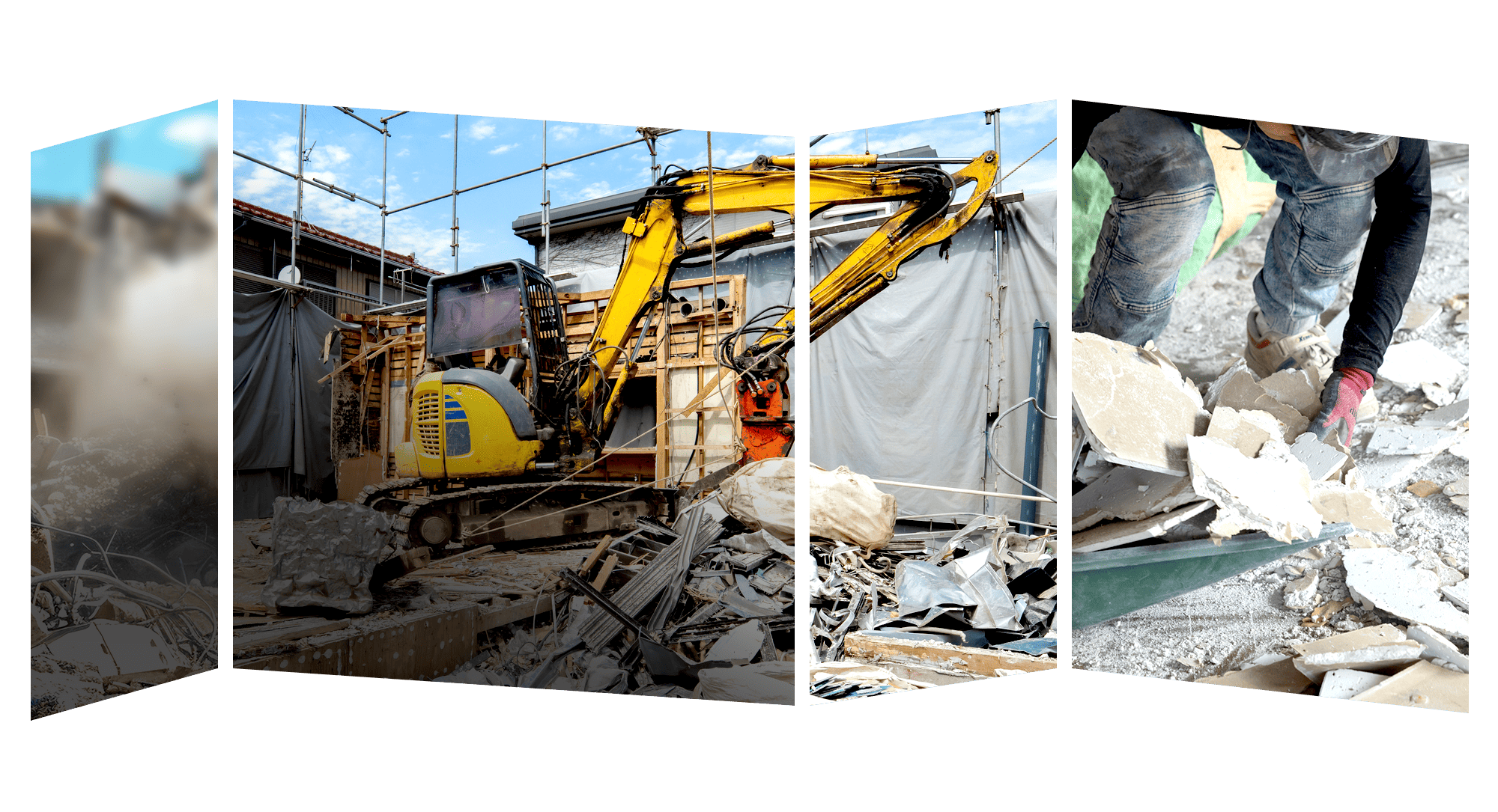建物を壊し、未来を築く 新しい景色を、ここから。